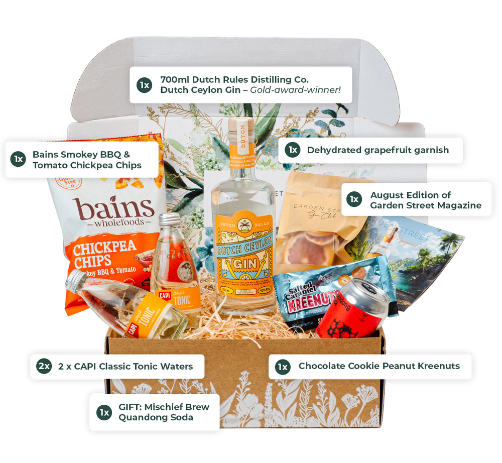 WHAT'S IN AUGUST'S GARDEN STREET GIN BOX?