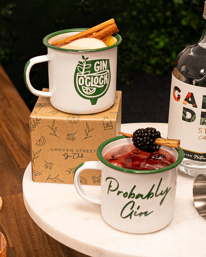 Garden Street Gin Club Camping Mug Duo