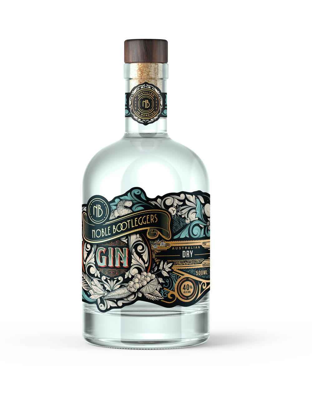 Noble Bootleggers Australian Contemporary Gin (500ml)
