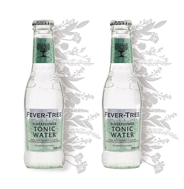 FeverTree Elderflower Tonic (4 x 200ml) Garden Street Gin Club