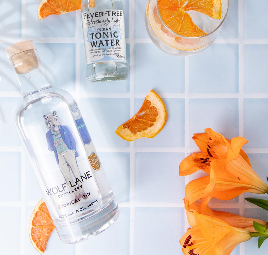 Wolf Lane Tropical Gin (500ml)
