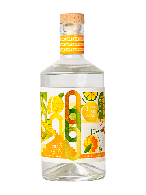 Three Chain Road Distilling Southern Citrus Gin (700ml)