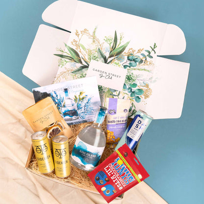 May Gin Gift Box + Stemmed Gin Glasses