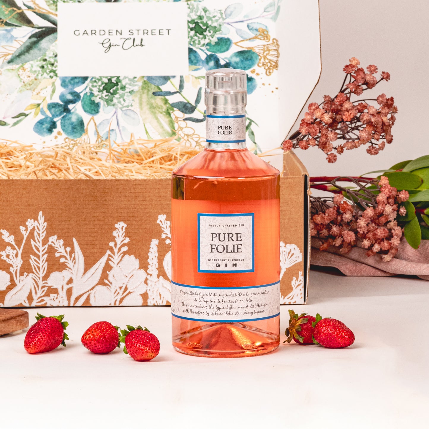 Mother's Day Pure Folie Gin Gift Box + Stemless Glasses