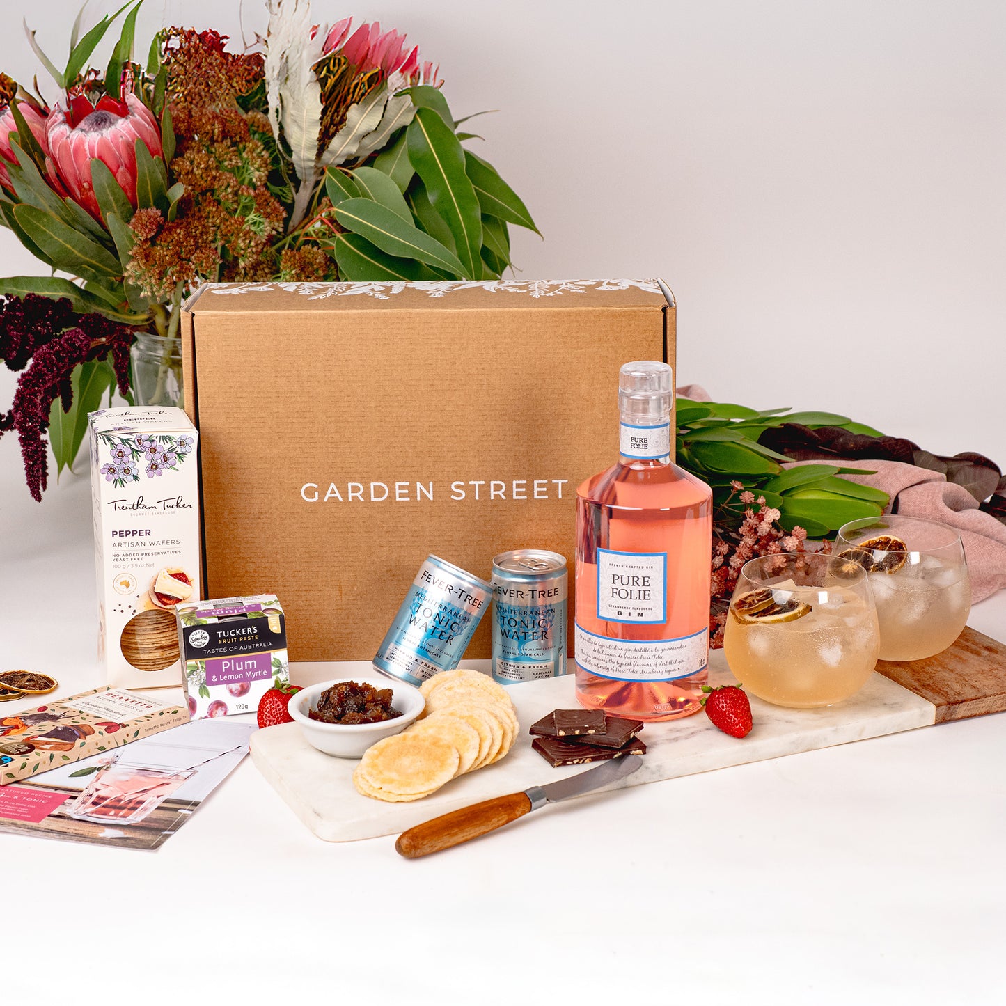 Mother's Day Pure Folie Gin Gift Box + Stemless Glasses