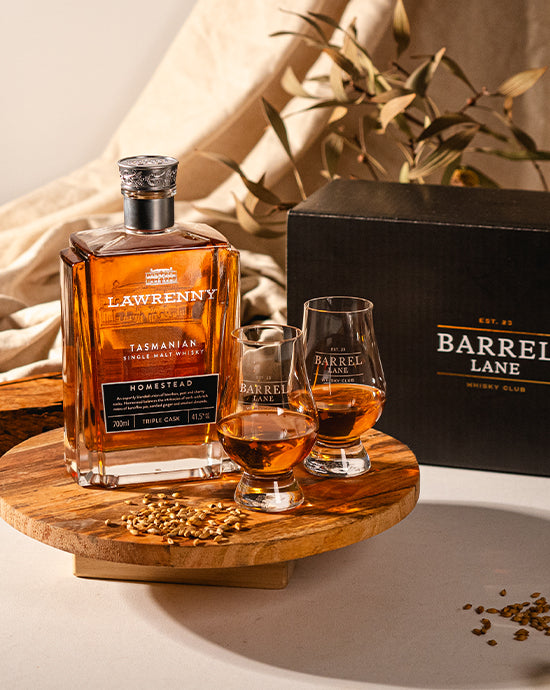 Lawrenny Whisky Gift Box + Glencairn Tasting Glasses
