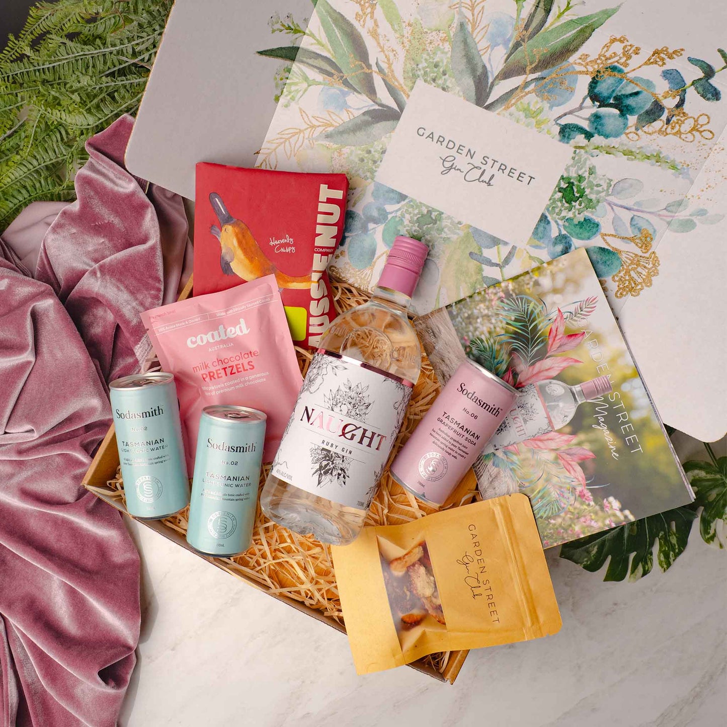 July 2026 Gin Gift Box + Stemmed Glasses