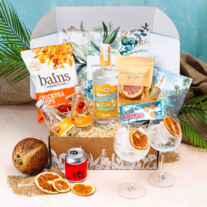 August 2026 Gin Gift Box + Stemmed Glasses