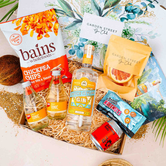 August 2026 Gin Gift Box + Stemmed Glasses