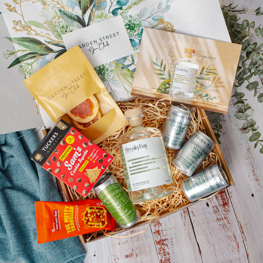September 2025 Gin Gift Box + Stemmed Gin Glasses