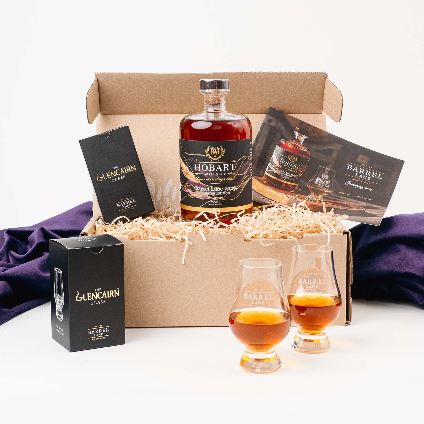 Tawny Cask Single Malt & Glencairns