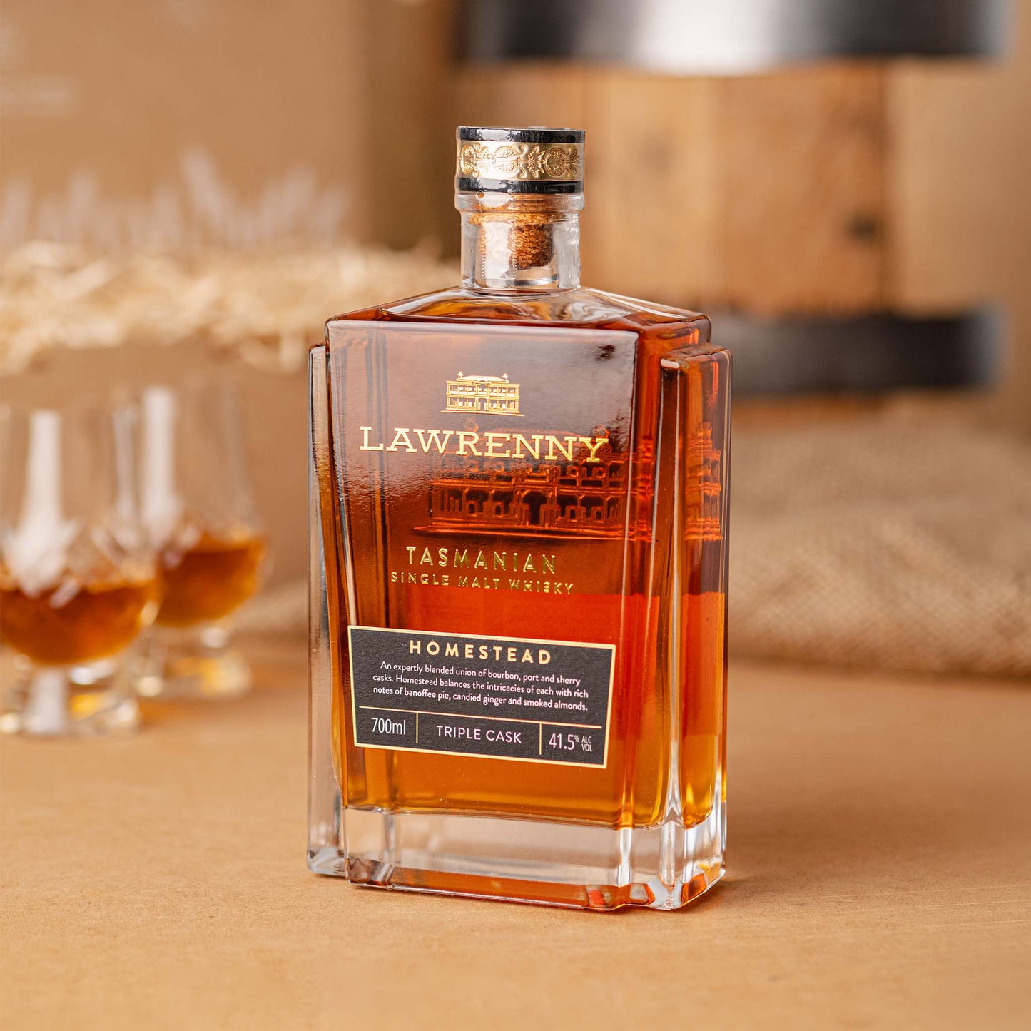 Lawrenny Single Malt & Cut Crystal Glasses