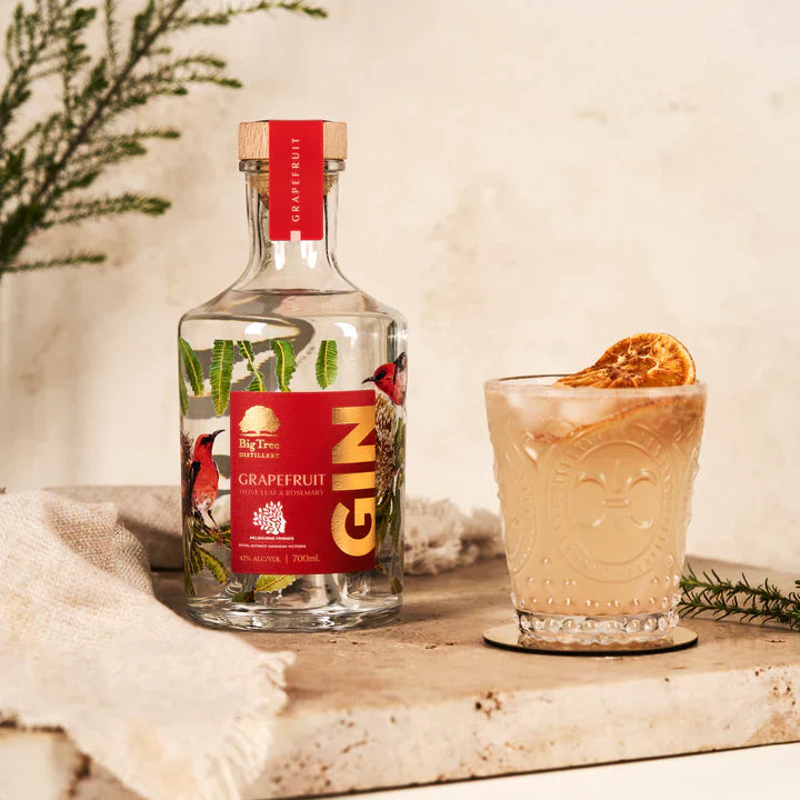 Big Tree Distillery Grapefruit, Olive Leaf and Rosemary Gin  (700ml)