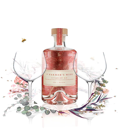 Farmer's Wife Gift Box + Stemmed Gin Glasses