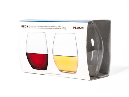 Plumm Outdoors Stemless Glasses x 2