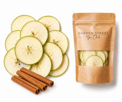 Dehydrated Green Apple & Cinnamon Garnish (50g)