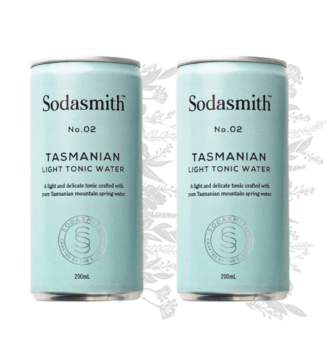 Sodasmith No2 Light Tonic Water (4 x 200ml can)