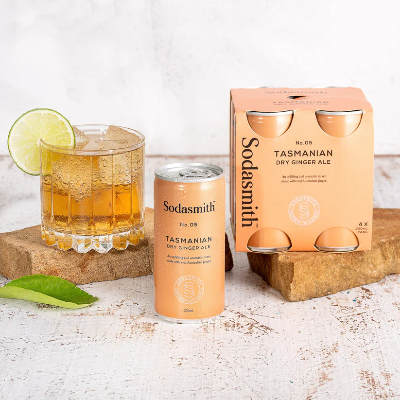 Sodasmith No5 Dry Ginger Ale (4 x 200ml can)