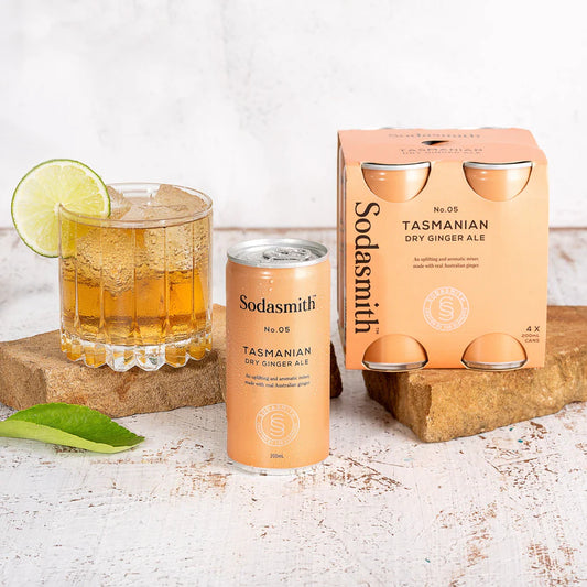 Sodasmith No5 Dry Ginger Ale (4 x 200ml can)