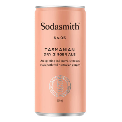 Sodasmith No5 Dry Ginger Ale (4 x 200ml can)