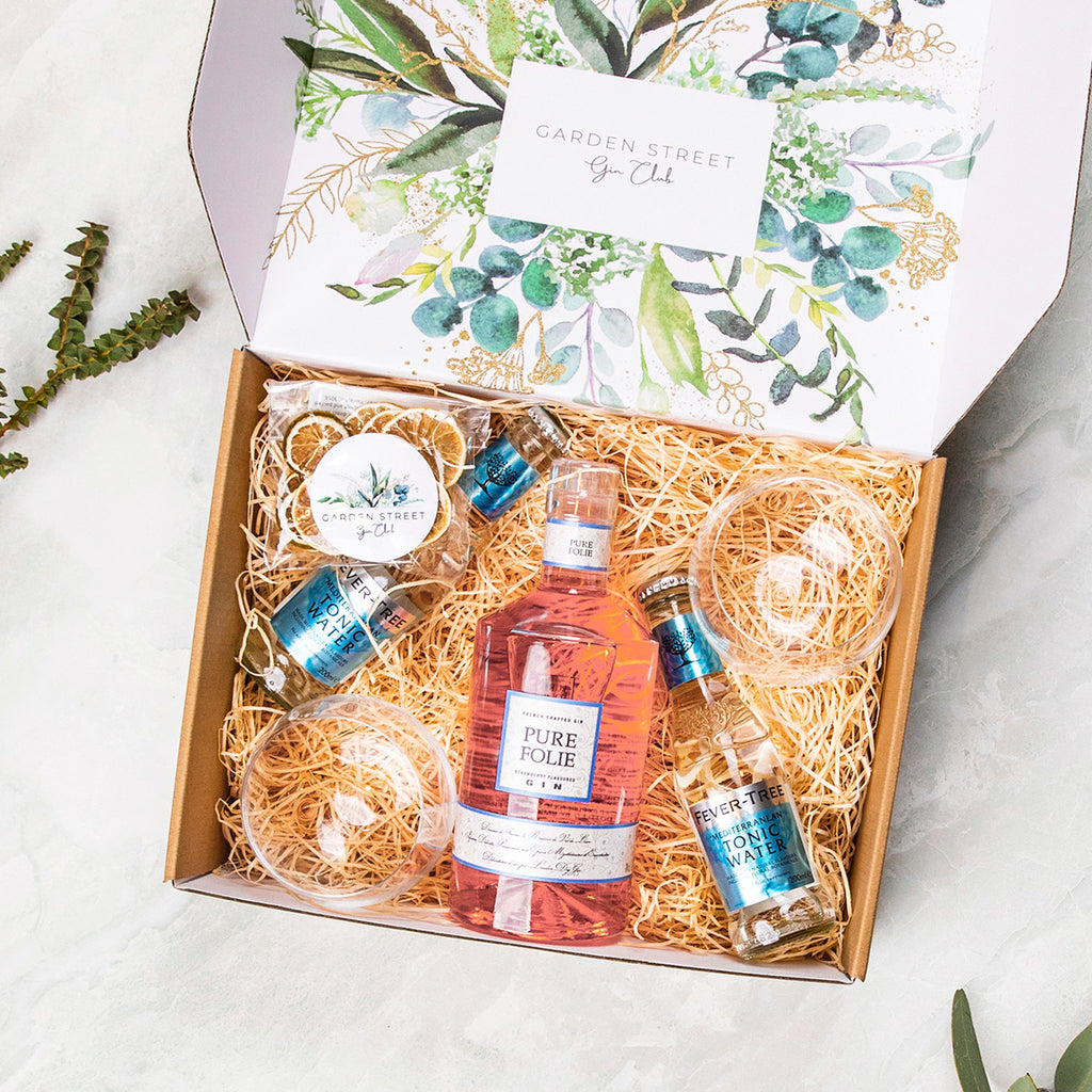 Pure Folie Gift Box + Stemless Gin Glasses