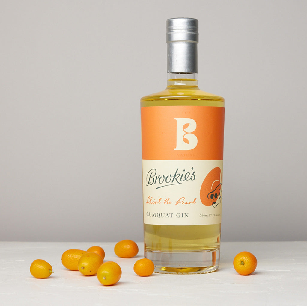 Brookie's Shirl the Pearl Cumquat Gin (700ml)