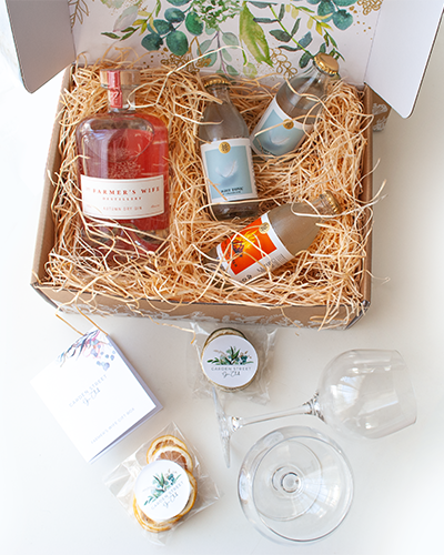 Farmer's Wife Gift Box + Stemmed Gin Glasses