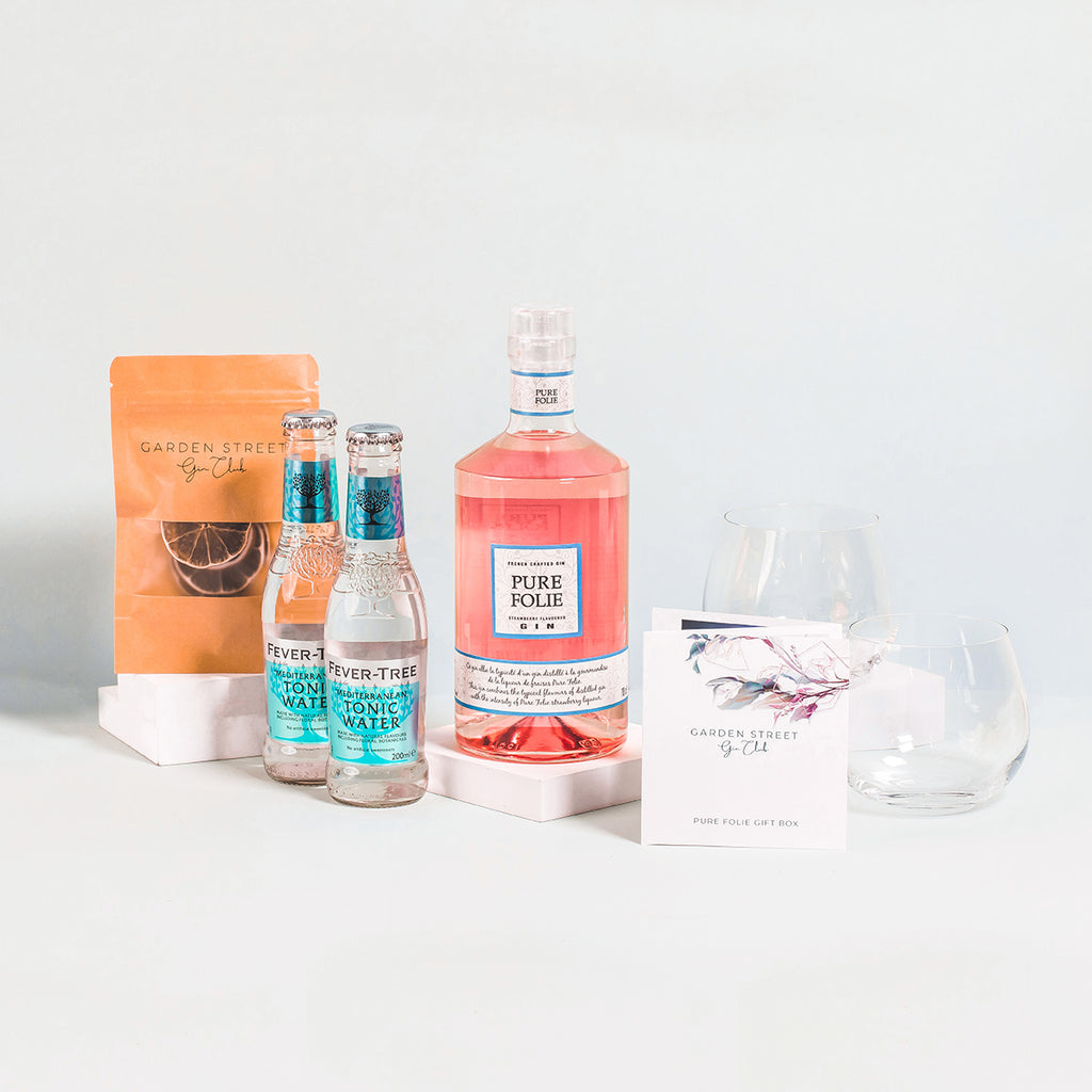 Pure Folie Gift Box + Stemless Gin Glasses