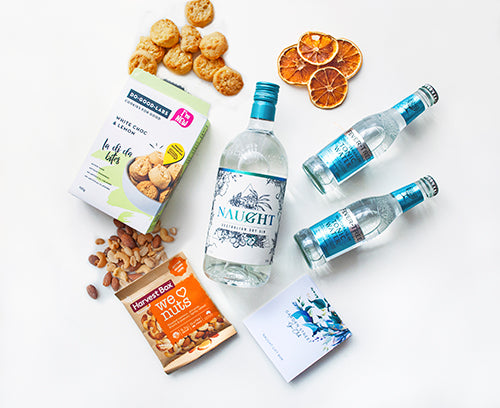 Naught Gift Box + Stemless Gin Glasses