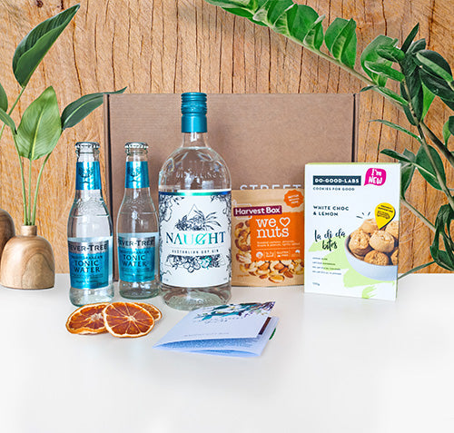 Naught Gift Box + Stemless Gin Glasses