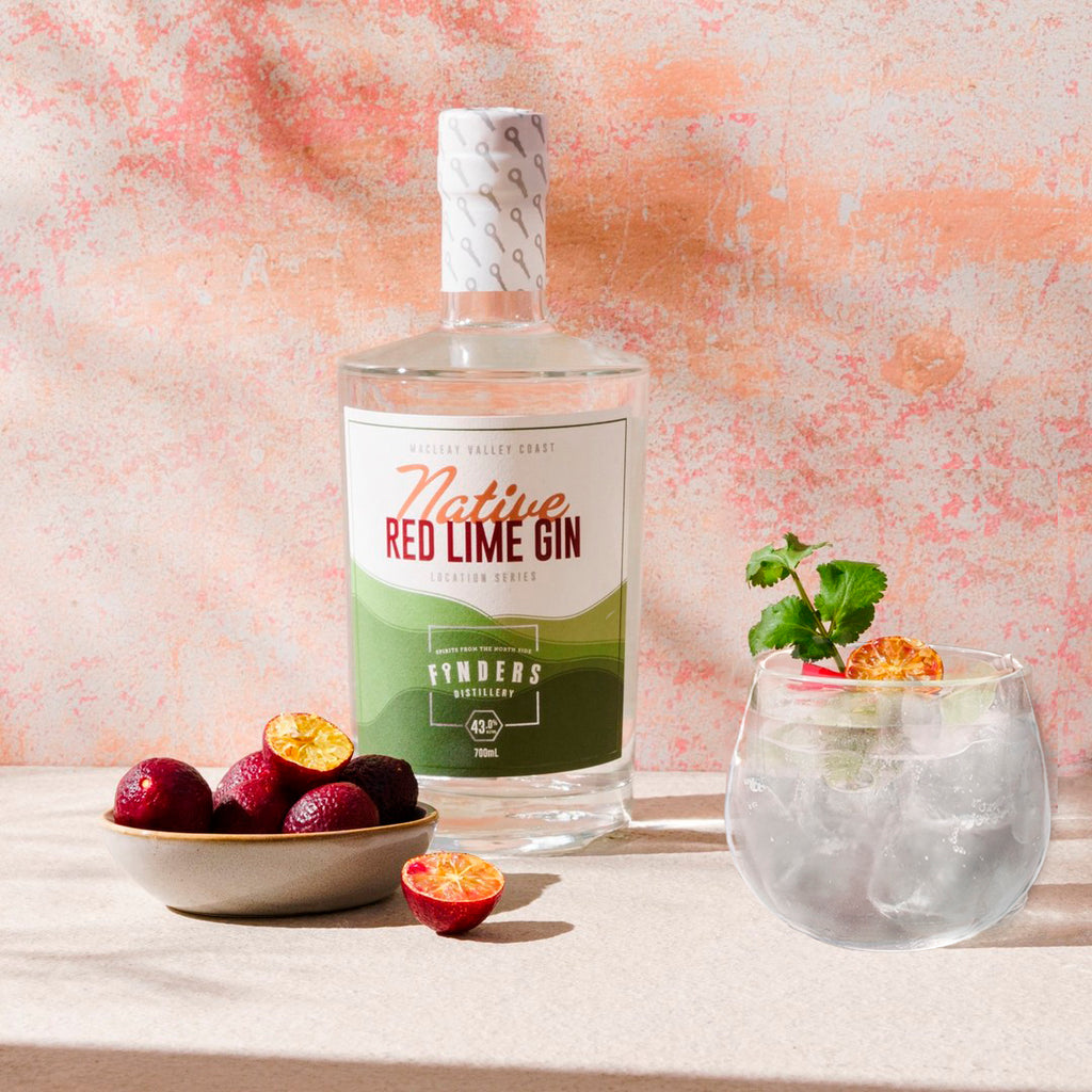 Finders Native Red Lime Gift Box + Stemless Gin Glasses