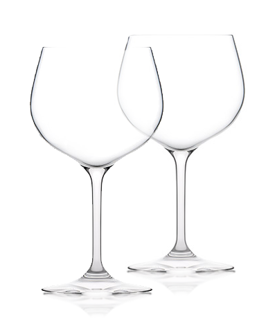 Plumm Crystal Stemmed Gin Glasses x 2